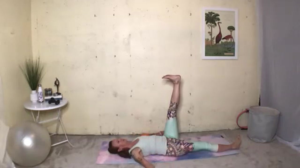 Exercise breakdown leg circles